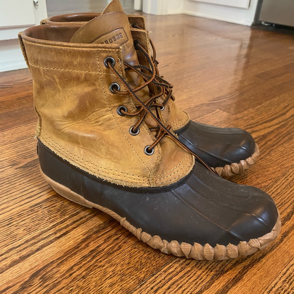 LaCrosse Men’s Size 9 Tan and Black Waterproof Boots